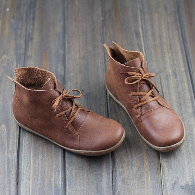 Lace-up Soft Casual Loafers