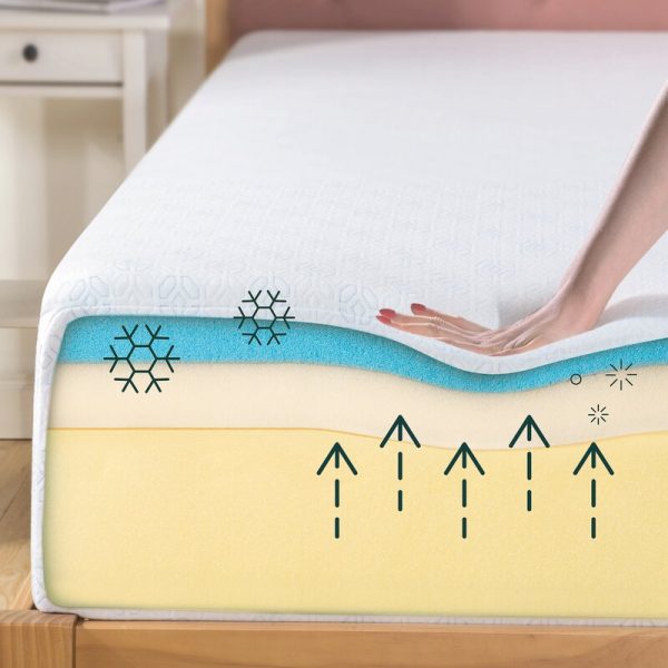 Sleep 12″ Medium Gel Memory Foam Mattress