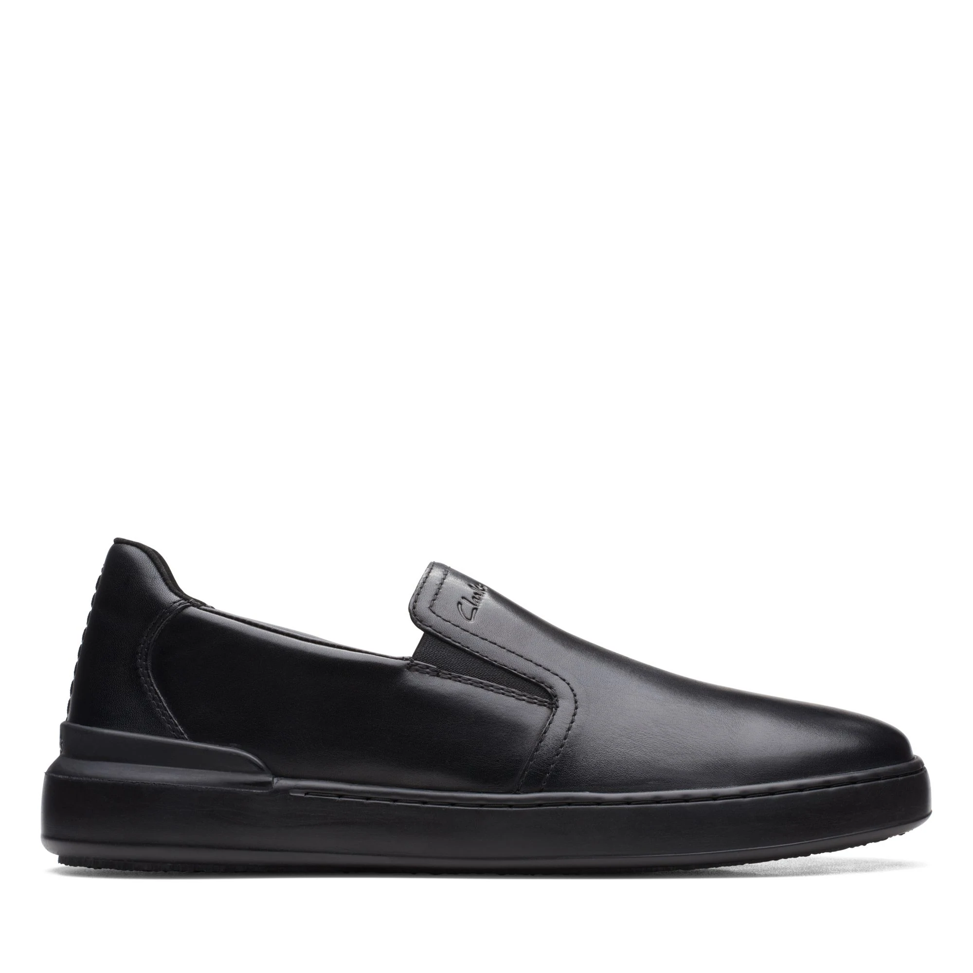 Men  courtlite-slip-black-leather