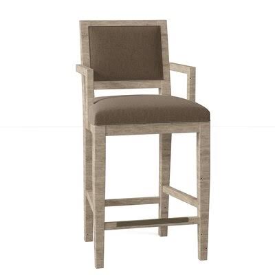 Potter Bar Counter Stool Fairfield Chair French Oak/9177 Driftwood Bar Stool (30x22 Seat Height)