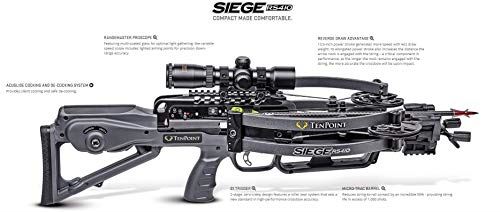 TenPoint Siege RS410 Graphite Crossbow Package, Black