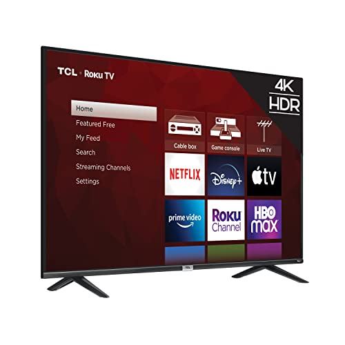 TLC 50-inch Class 4-Series 4K UHD Smart Roku LED TV w/ 50S435 & 2021 Model