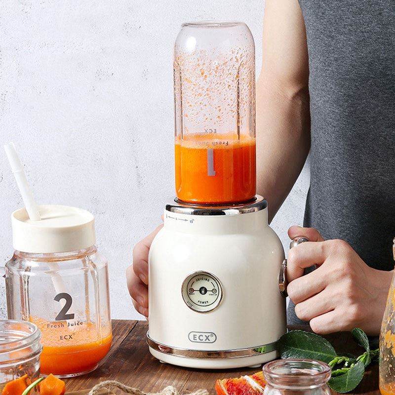 Fruit Juicer Cup for Office Home Blender Smoothie Milk Shake Fresh Juice Extractor