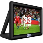 33 FT Inflatable TV Projector Movie Screen for Outdoor and Indoor