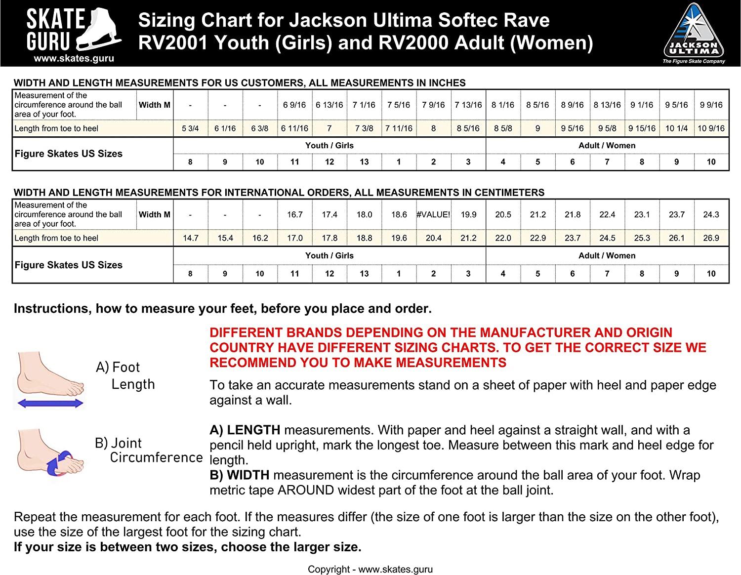 Womens, Mens, Girls, Boys, Kids Ice Skates