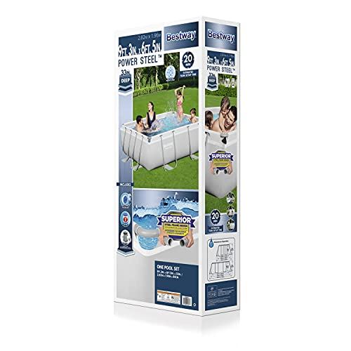 1056631USX21Power Steel Above Ground Swimming Pool / 9��3��� x 6��5��� x 33���