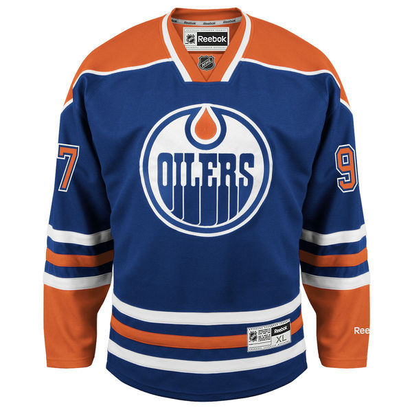 Connor McDavid Edmonton Oilers Men's Home Premier Jersey - Royal