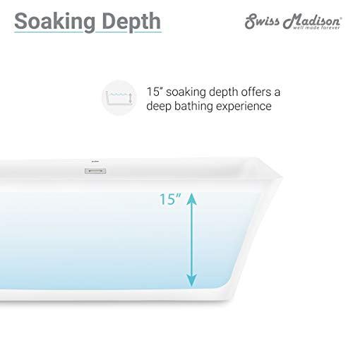 SM-FB579 St Tropez 67′′ Rect. Bathtub