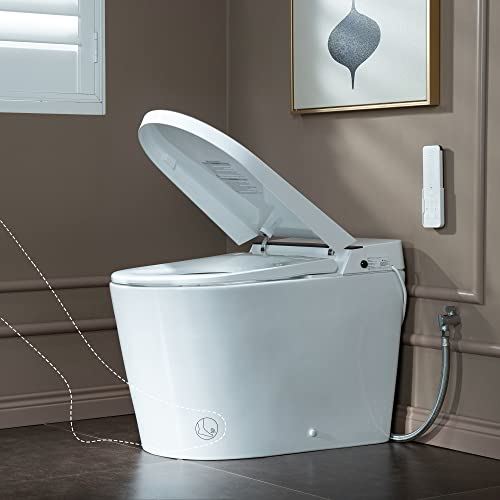 Elongated One Piece Modern Design, Automatic Flushing, Heated Sea
