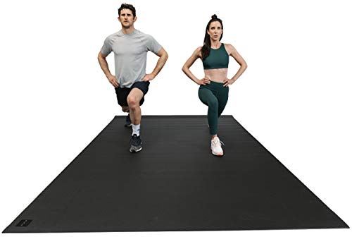Square36 Large Exercise Mat 12 Ft x 6 Ft x 7mm (144′′ x 72′′) Extra Thick Non Slip Workout Mats Exercise Fitness Equipment Mat
