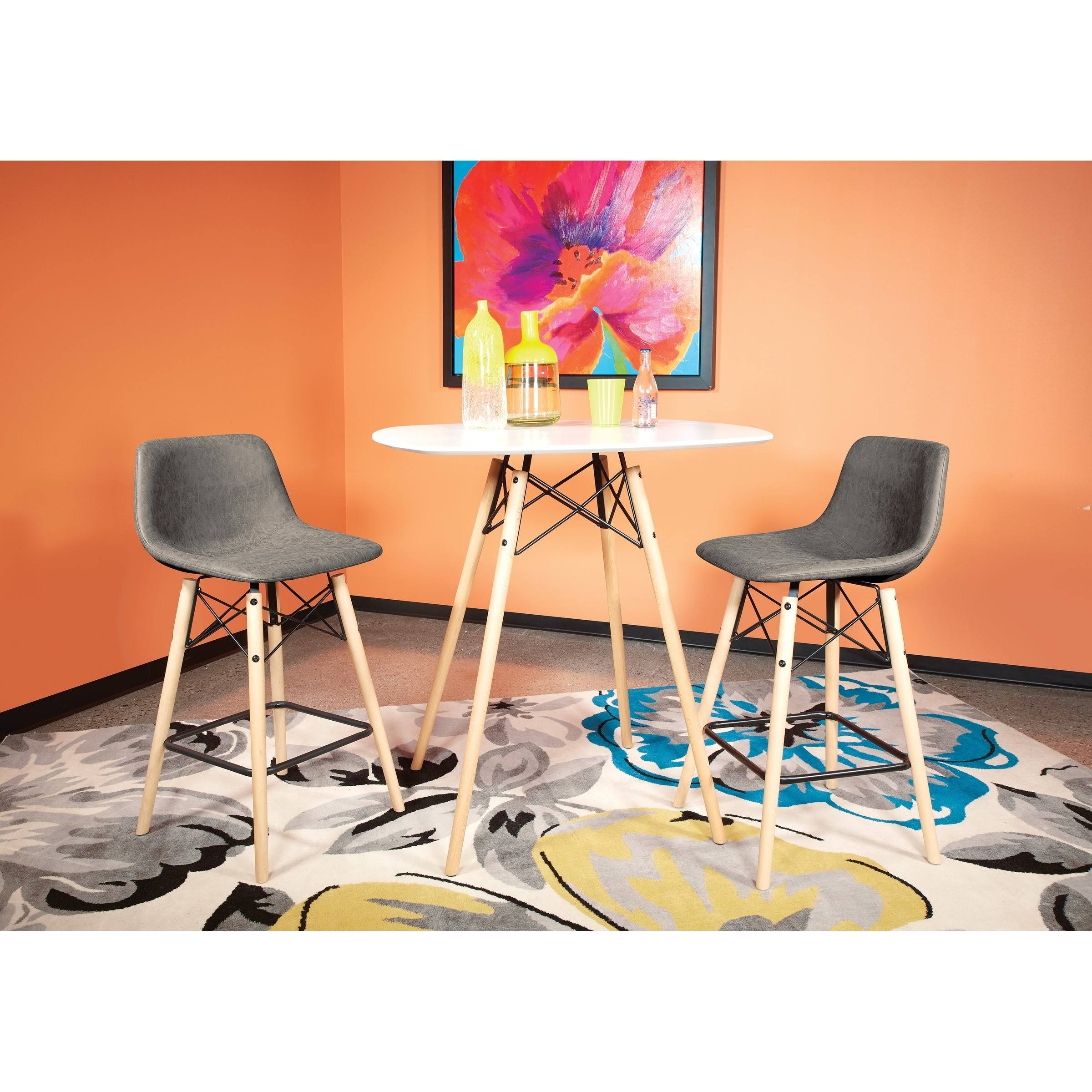 Osp Home Furnishings Allen Counter Table, White