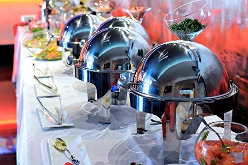 Tiger Chef Chafing Dish Buffet Set – 6 Quart Food Warmer Stainless Steel