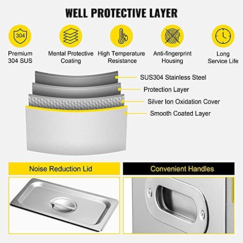 Professional Ultra Sonic Jewelry Cleaner, Stainless Steel Heated Cleaning