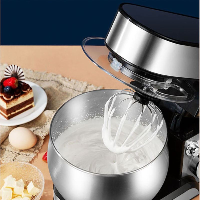 Dough Mixer Food Mixer Kneading Machine Home ELD Display High Power Multifunction Stainless Steel Bowl