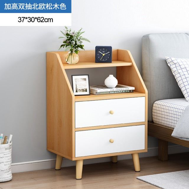 Living Room Furniture Bedside Table Simple Modern Small Apartment Hotel Drawer Nightstand