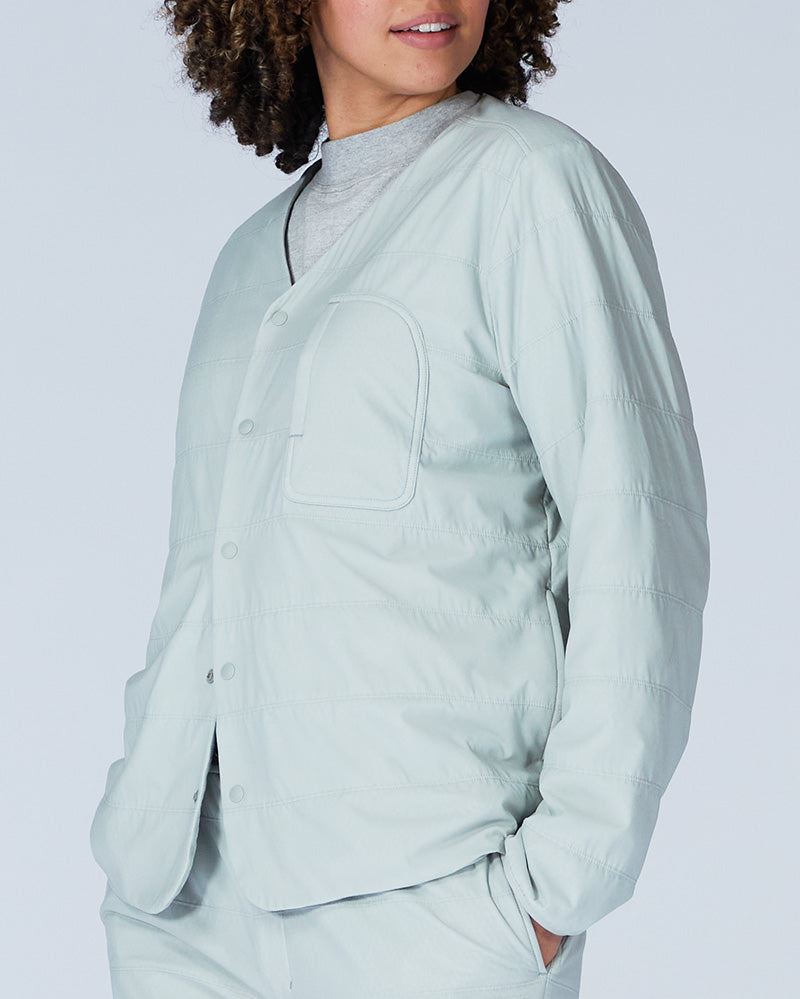 Flexible Insulated Cardigan