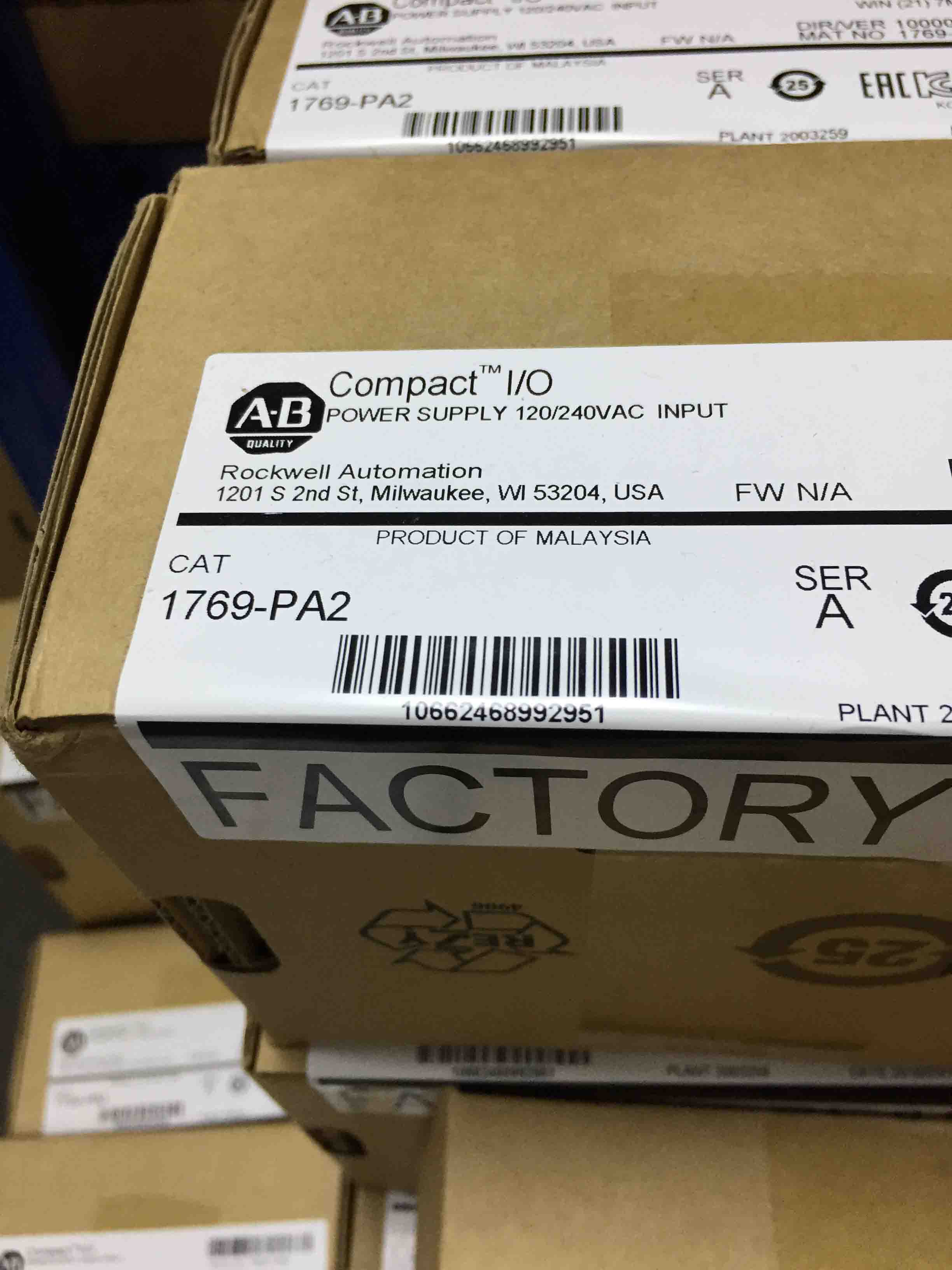 1769-PA2 Allen Bradley Original Brandy New Factory Sealed