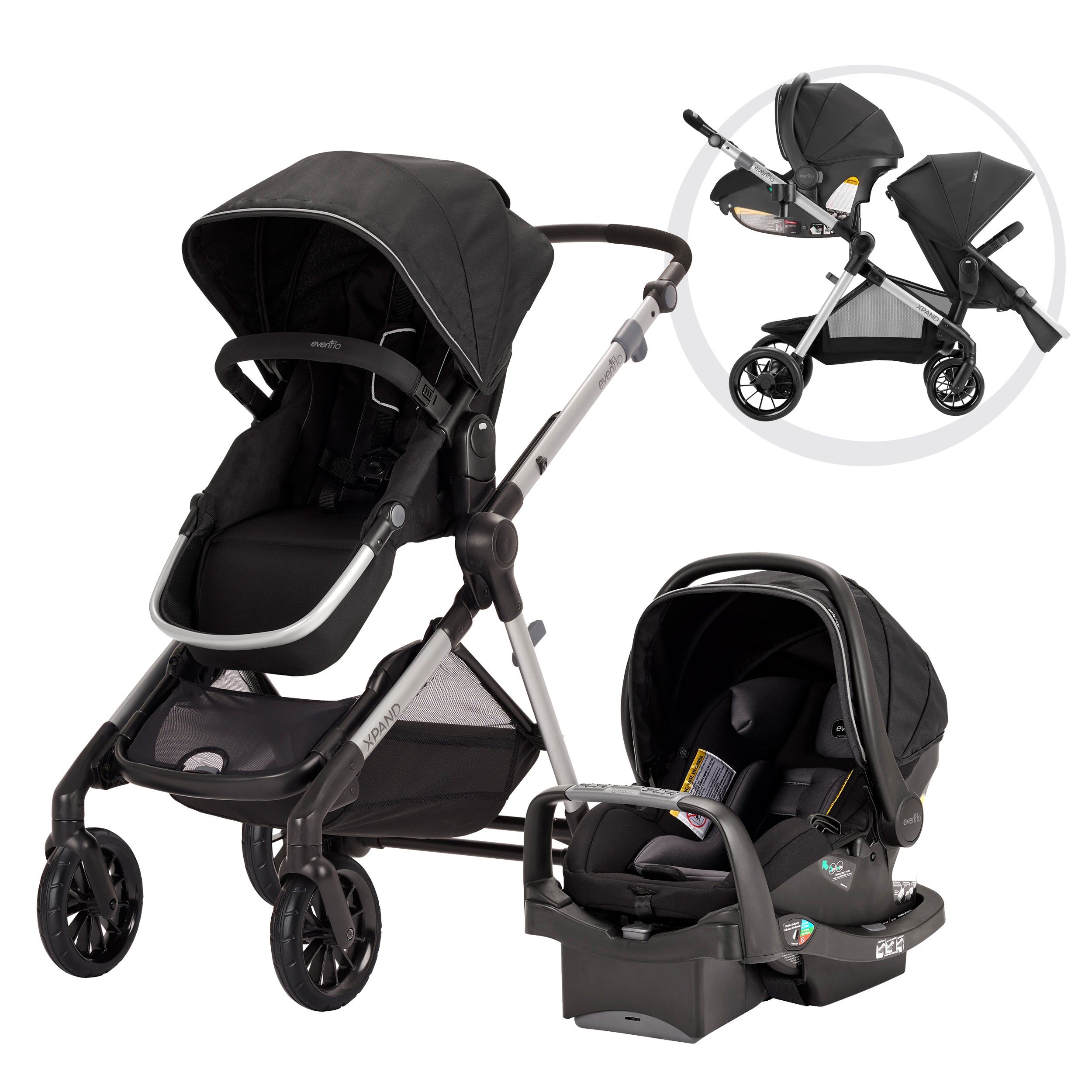 Pivot Xpand Modular Travel System with SafeMax Infant Car Seat