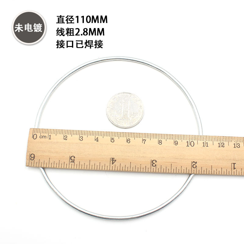 厂家直销批发多规格捕梦网铁圈铁环焊接圆环金属圈大量现货15mm-1