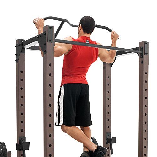 Steelbody Strength Training Monster Cage Squat Rack Home Gym Station- Black