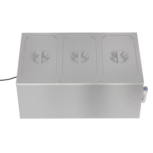 Commercial Bain Marie Countertop Food Warmer, Soup Station