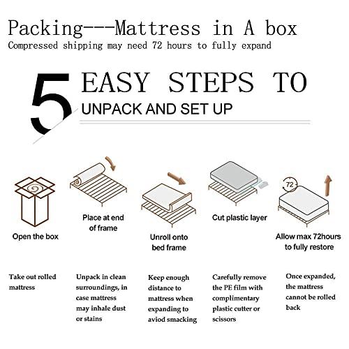 Vesgantti 11 Inch Multilayer Hybrid Twin Mattress w/ Breathable Foam & Pocket Spring