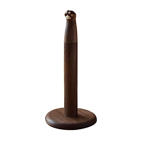 Paper Towel Holder Wood Paper Towel Holder Creative Cat Paw Roll Dispenser Stand