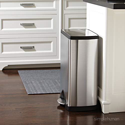 13.2 Gallon Rectangular Kitchen Step Trash Can