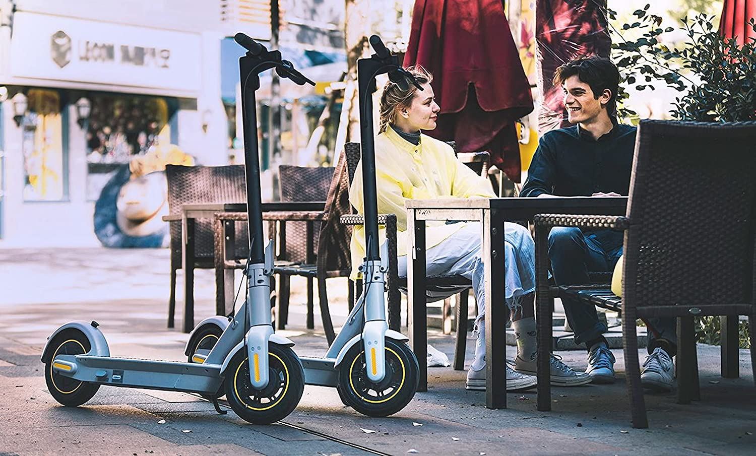 NEW MAX Electric Kick Scooter, Max Speed 18.6 MPH, Long-range Battery