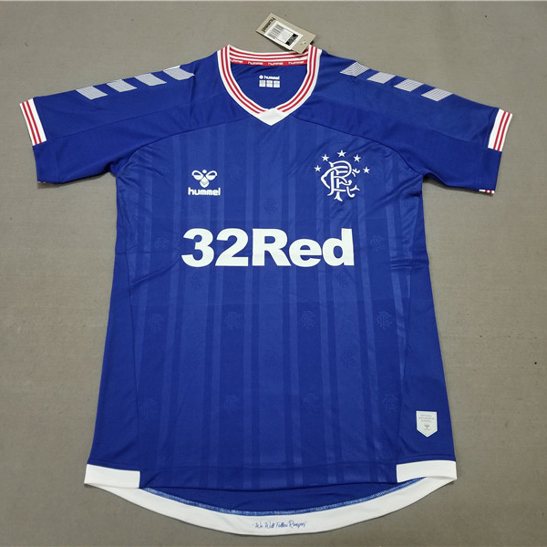 2019/20 Glasgow Rangers Home Fans Soccer Jersey