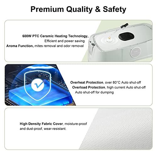 Clothes Dryer with PTC Drying & Intelligent Timer, 110V 600W Foldable Dryer