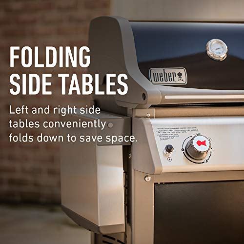 Weber 46110001 Spirit E-210 Gas Grill | Liquid Propane, 2-Burner | Black