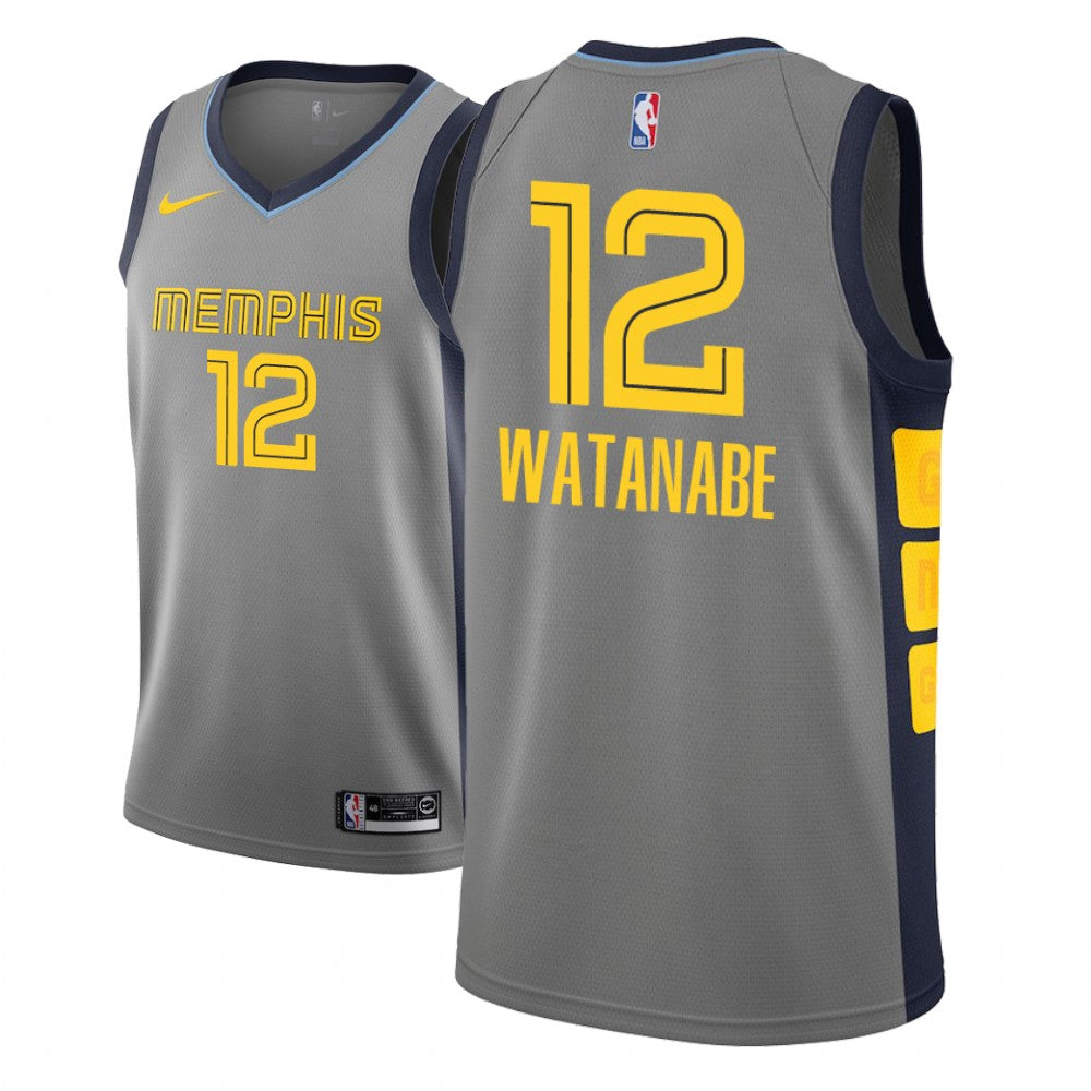 Men Yuta Watanabe Grizzlies City Edition Jersey