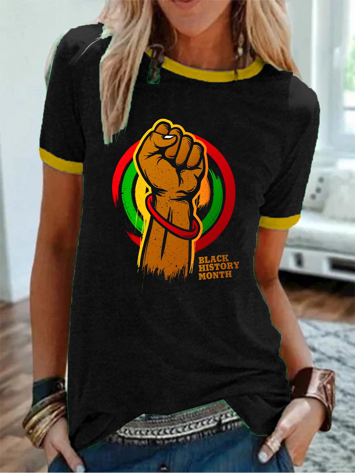 Black History Month Vintage People Short Sleeve Shirts & Tops