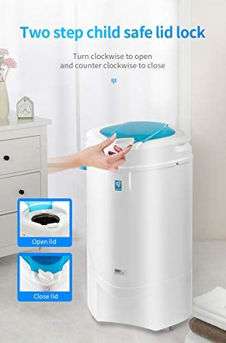 Centrifugal Spin Clothes Dryer with High-Tech Suspension System �C 22 Pounds