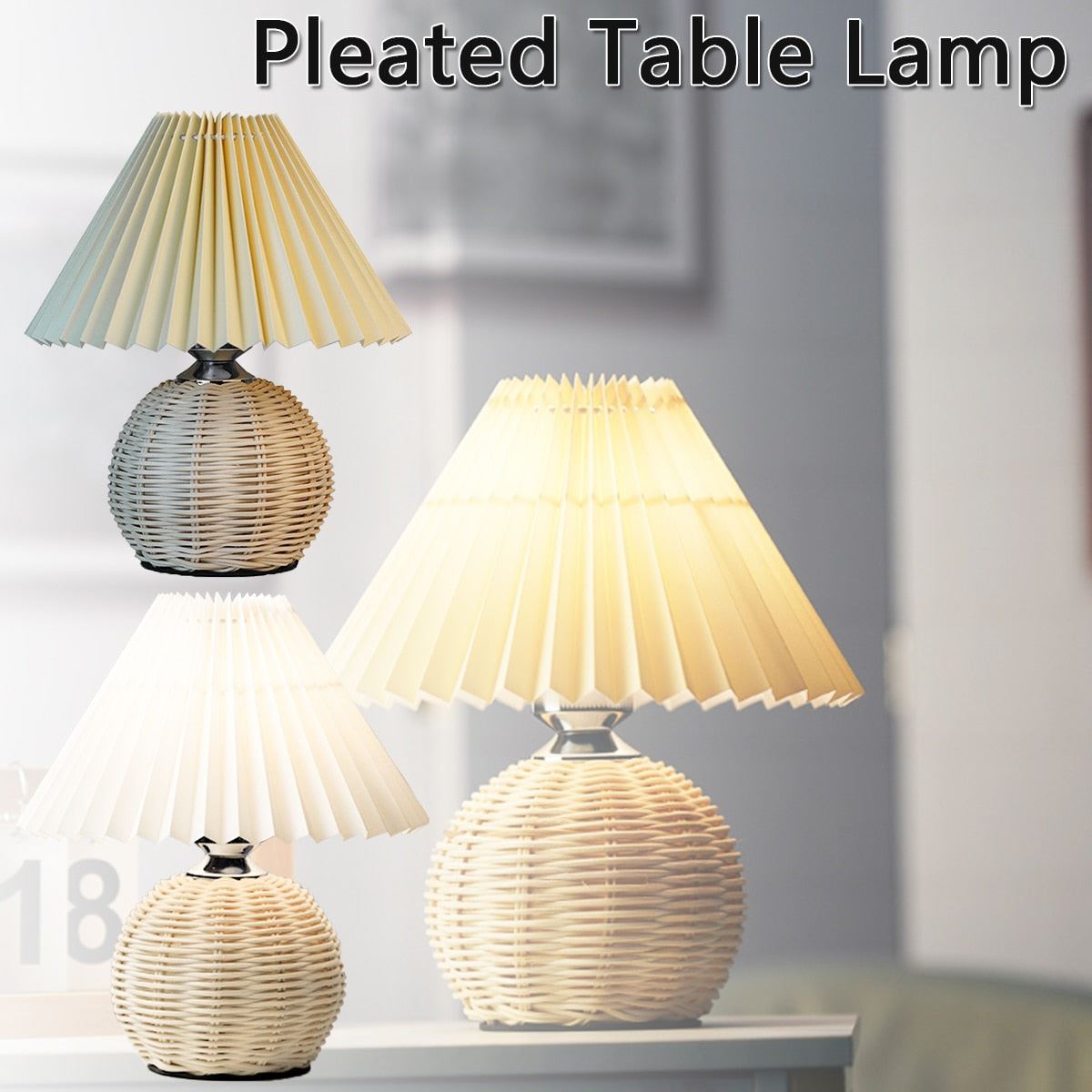Table LED Lamp Living Room Table Standing Lamp Study Desk Lights Bedside Home Office