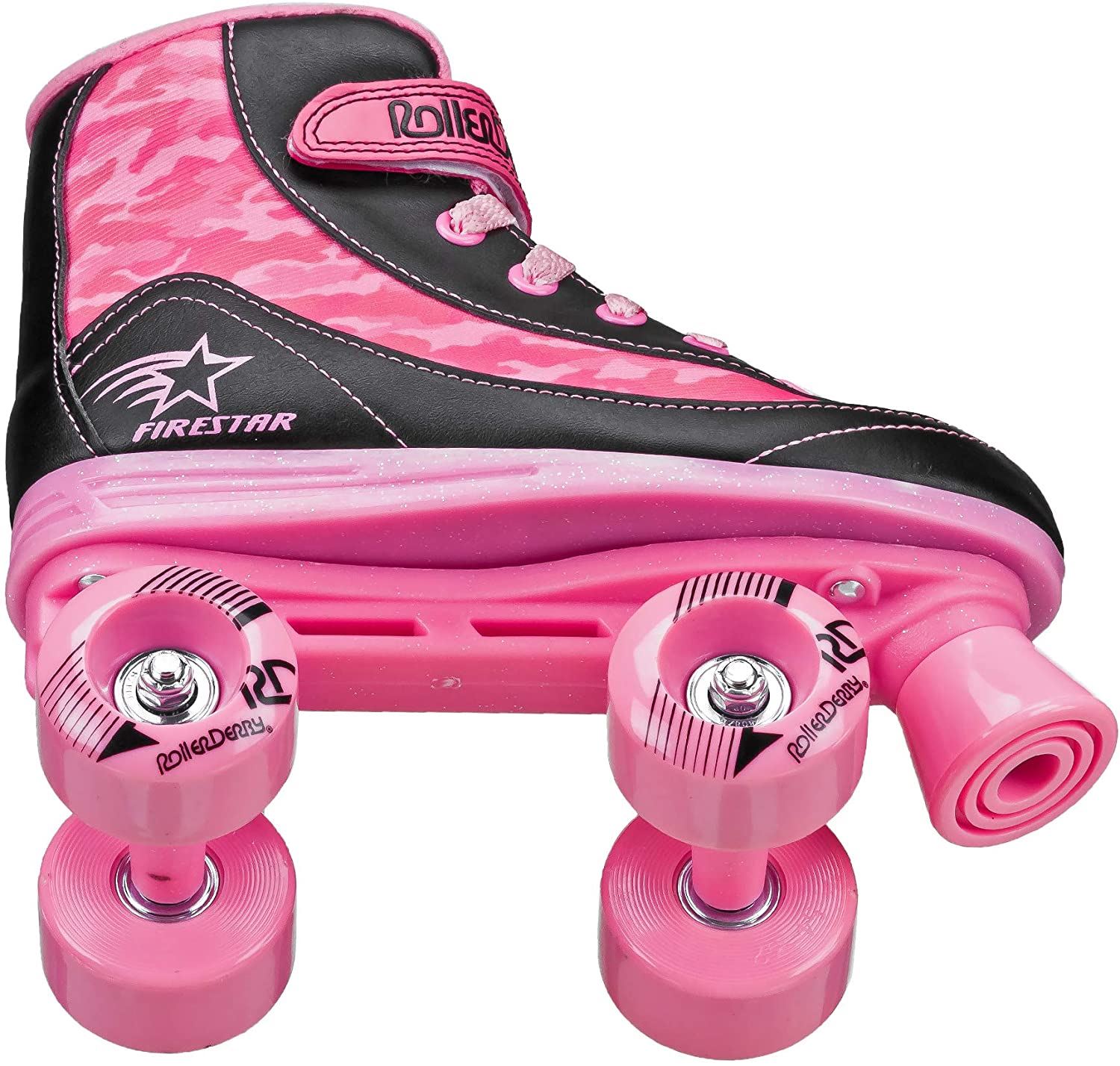 Fire Star Youth Girl��s Roller Skate, Purple/Black/Mint