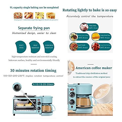 breakfast center station, coffee maker+ non- stick griddle+ toaster