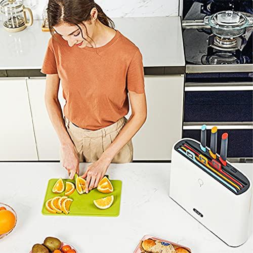 Smart Knife Cutting Board, Chopping Board Kitchen Tools Drying Holder