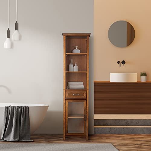 Teamson Home Bathroom Cabinet / 65′′ x 17′′ x 13.5′′