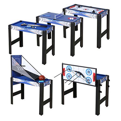 Folding Multi Game Combination Table Set with  Table Tennis Table / 3FT 5 in 1