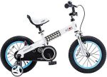 Kids Bike 12 Inch Buttons Bicycles with Training Wheels Child Bicycle Blue