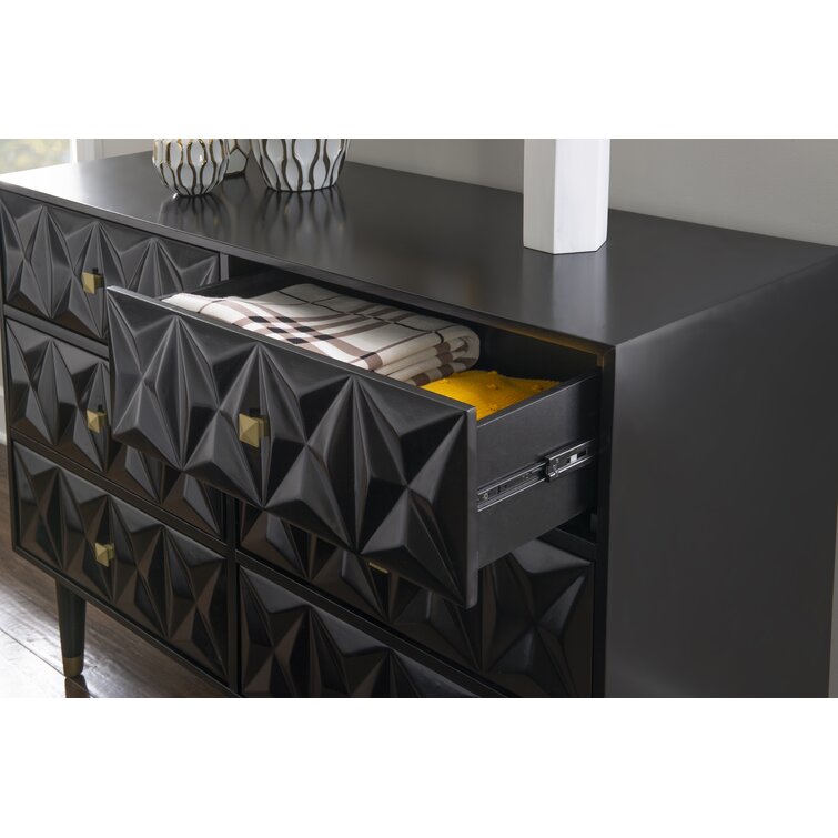 6 Drawer 49.87'' W Double Dresser