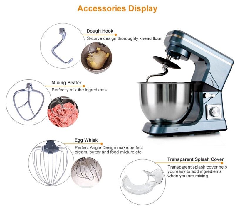 Kitchenaid Stand Mixer Household Automatic Multi-function Electric Dough Mixer