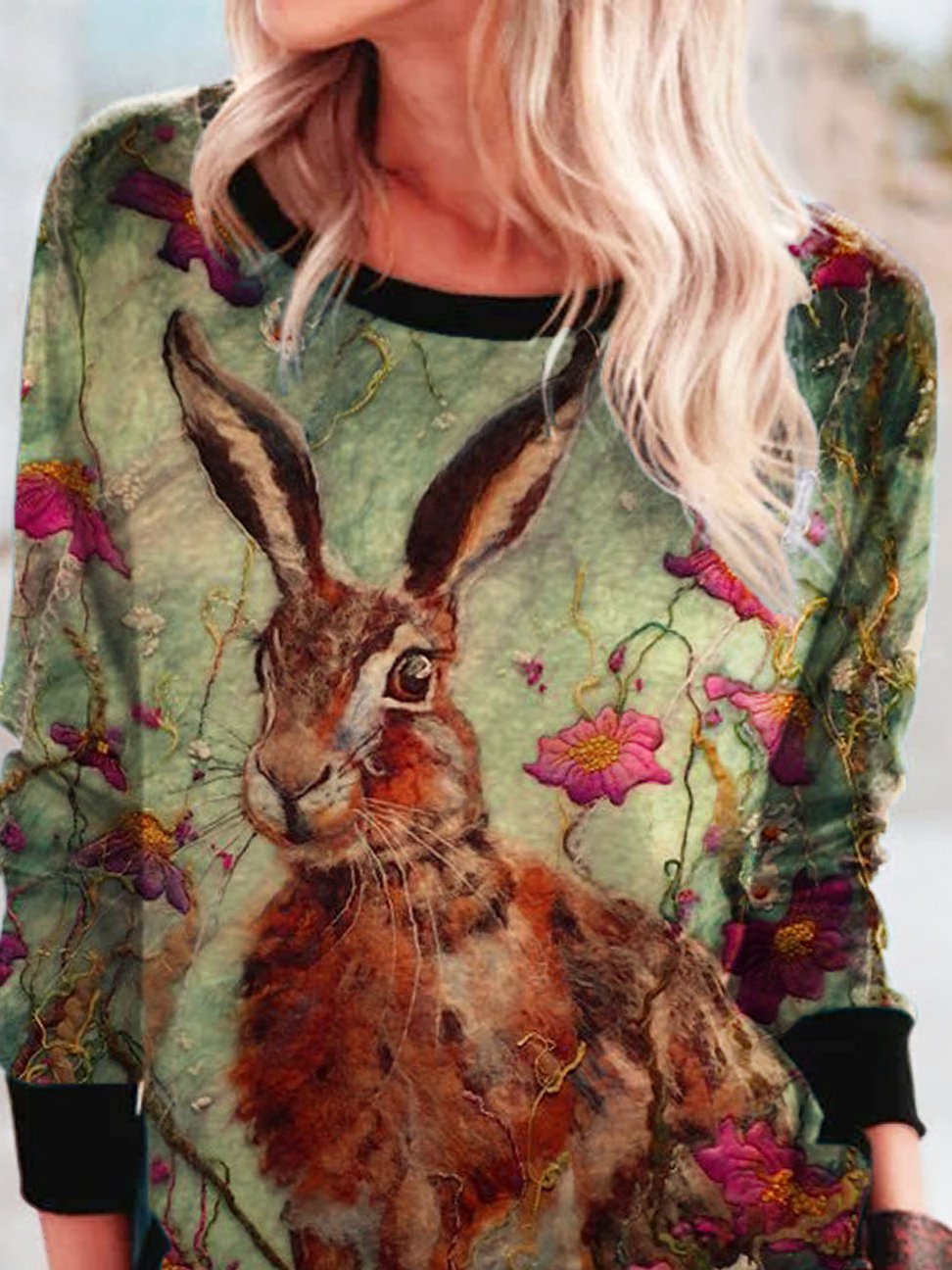 Crew Neck Casual Shirts & Tops