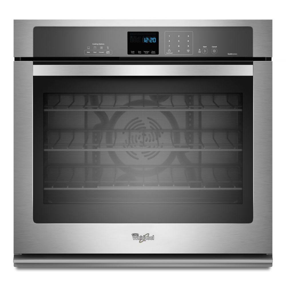 Whirlpool WOS92EC7AS 27x22 Stainless Steel Electric Single Wall Oven - Convection