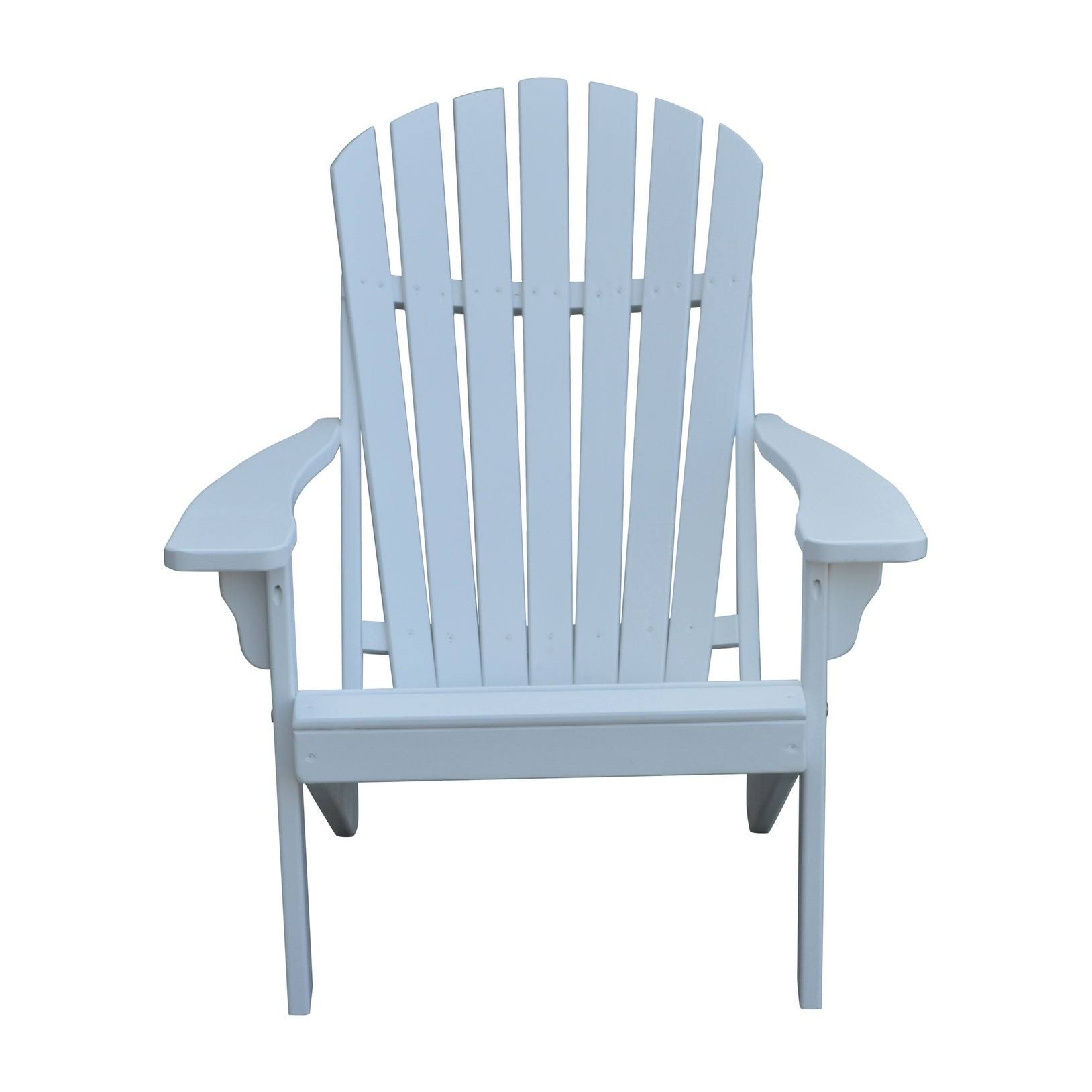 Pine Fanback Adirondack Chair - Cedar Stain