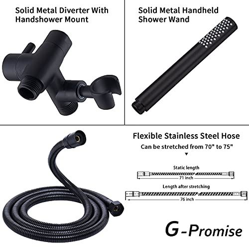 Head, Handheld Shower Wand | Smooth 3-way Diverter Success