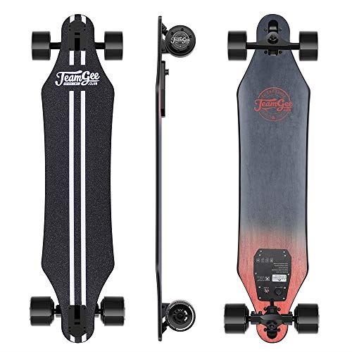 Teamgee H5 37′′ Electric Skateboard, 22 MPH Top Speed, 760W Dual Motor