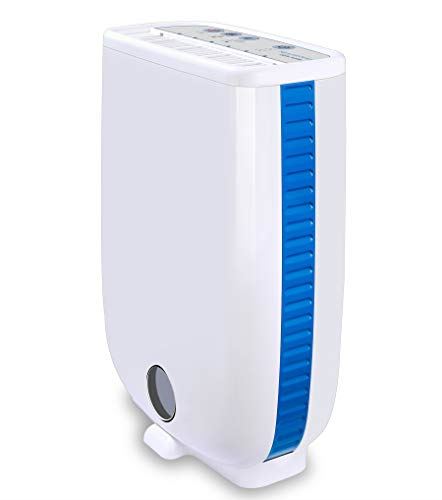 14 Pint Dehumidifier with 3 Fan Speeds, Continuous Drainage & Auto Shut-Off